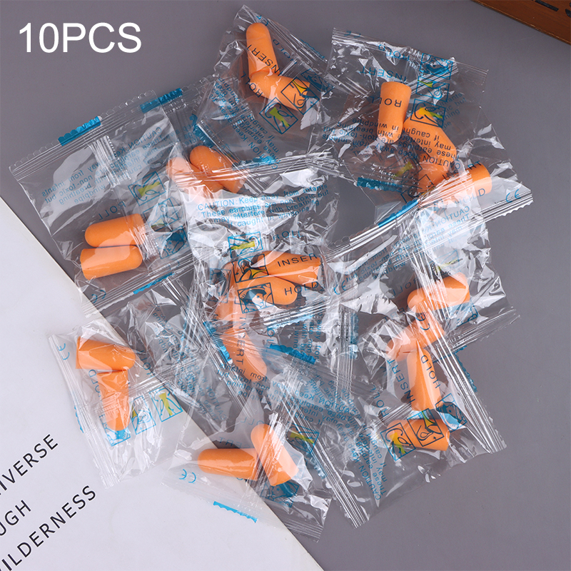 10/20/30Pairs Ruisonderdrukkende Oordoppen Herbruikbare Ruisonderdrukking Bescherming Geluidsisolatie Oordoppen Voor Slaap Studie werk: WIT