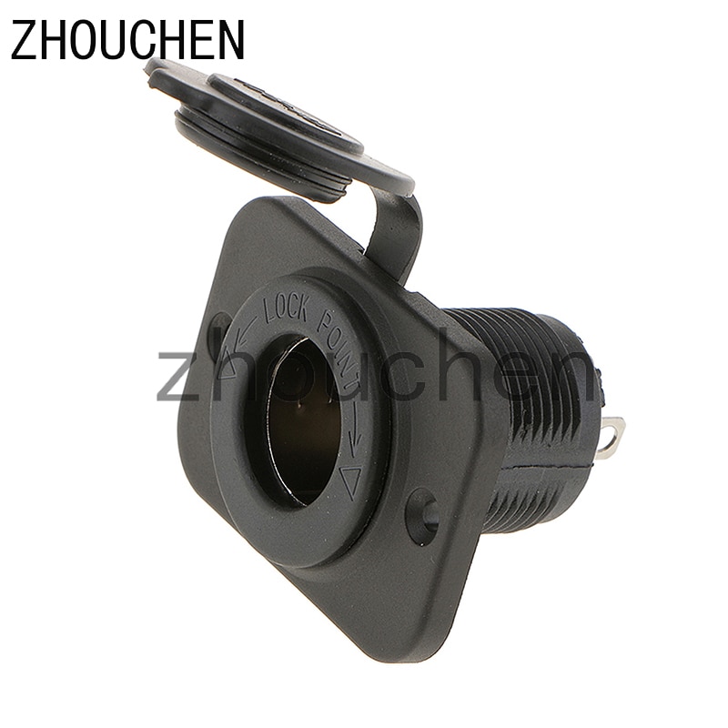 Car Motorcycle Lighter Socket Power Adapter Outlet Port 12V/24V