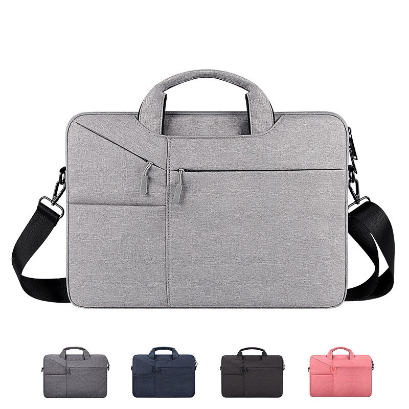Nowy wodoodporny mężczyzna kobiet 13.3 14 15.6 Cal teczka na laptopa torebka biznesowa o dużej pojemności Messenger Notebook torba na ramię