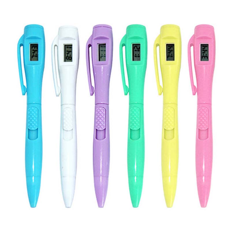 Multi-function Electronic Watch Test Pen Electronic Clock Pen Student Portable Office Special Ball-point Pen Writing Supplies