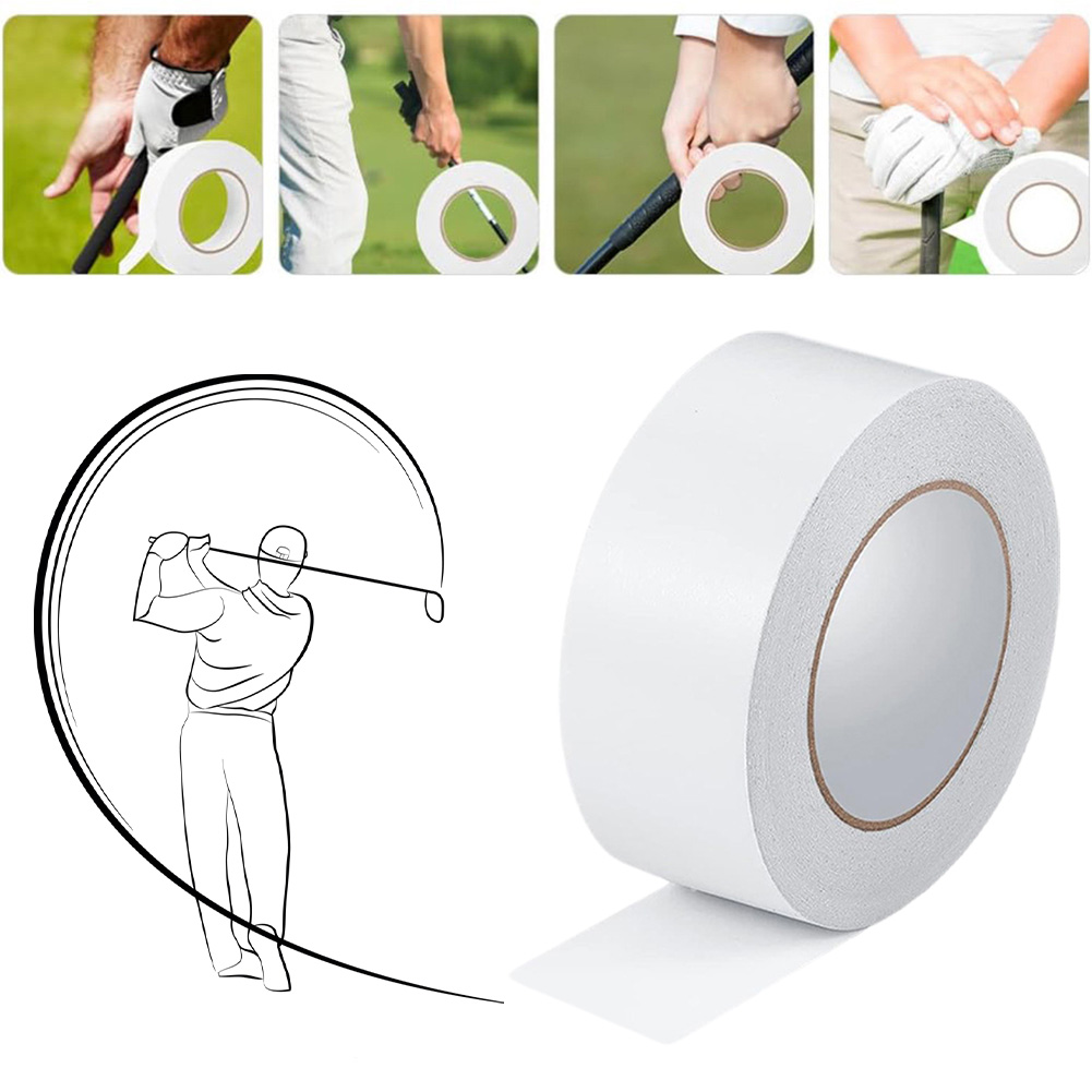 Ruban adhésif double face pour poignée de club de golf, adhésif de préhension, longue durée, rouleau de ruban adhésif imperméable, accessoires de poignée de golf