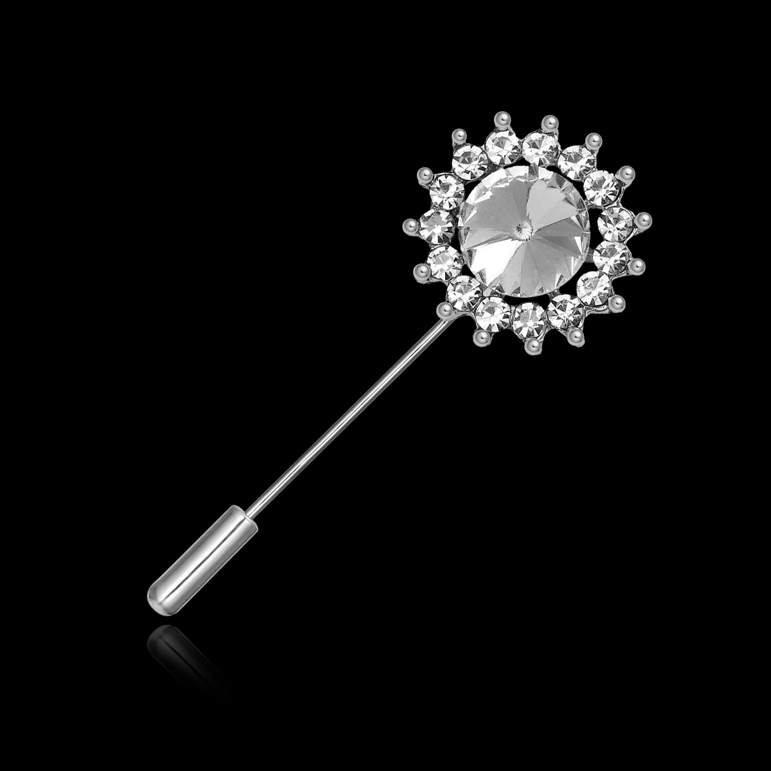 Leuke Gesimuleerde Pearl Rhinestone Broche Pins Voor Vrouwen Koreaanse Bloem Bal Piercing Kraag Revers Pin Lady Sieraden: 4