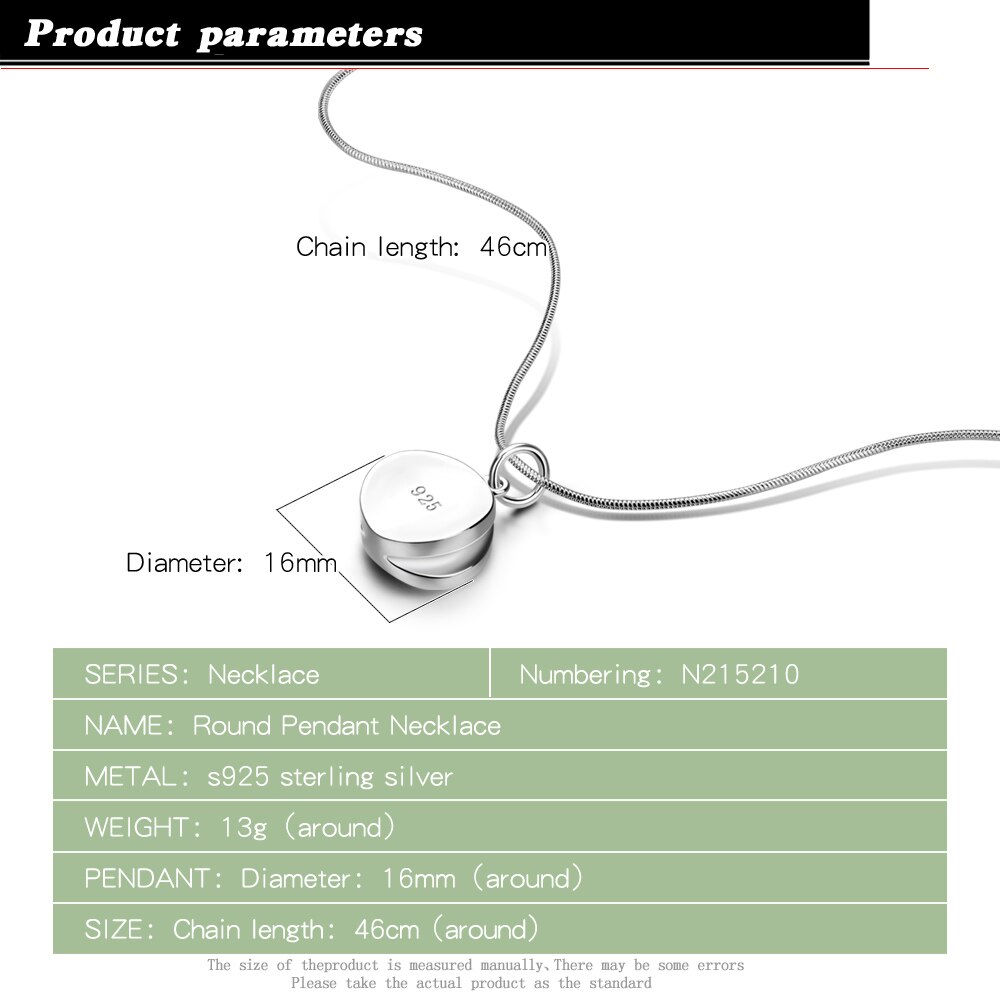 Verkauft werden 100% 925 halsketten aus sterlingsilber mit schlichtem geometrischem runden anhänger, choker und 20 cm langer schlangenkette, damenschmuck