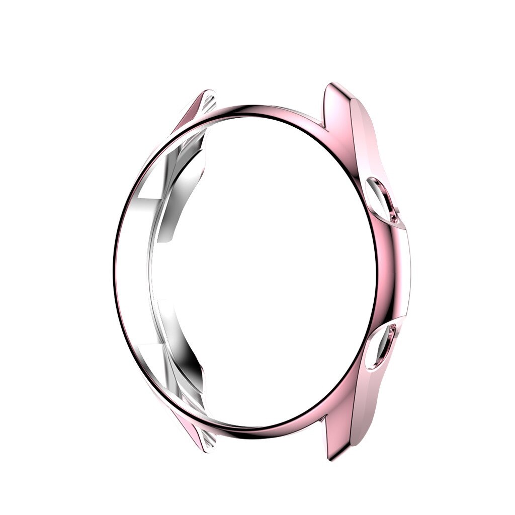 Ultra Thin PC All-Around Screen Protector For Samsung Galaxy Watch Active 3 45mm Anti-scratch Anti-fingerpint Screen Protector: Pink 