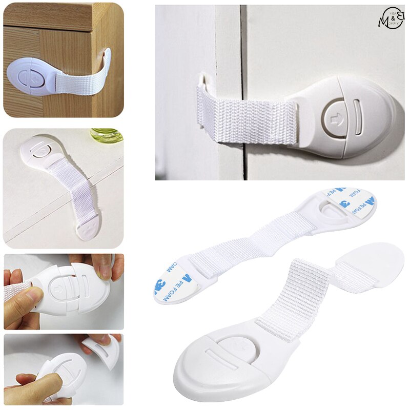 5 Stuks Baby Veiligheid Locksor Kids Kinderen Veiligheid Plastic Bescherming Kast Deur Lade Anti-Open Bescherming