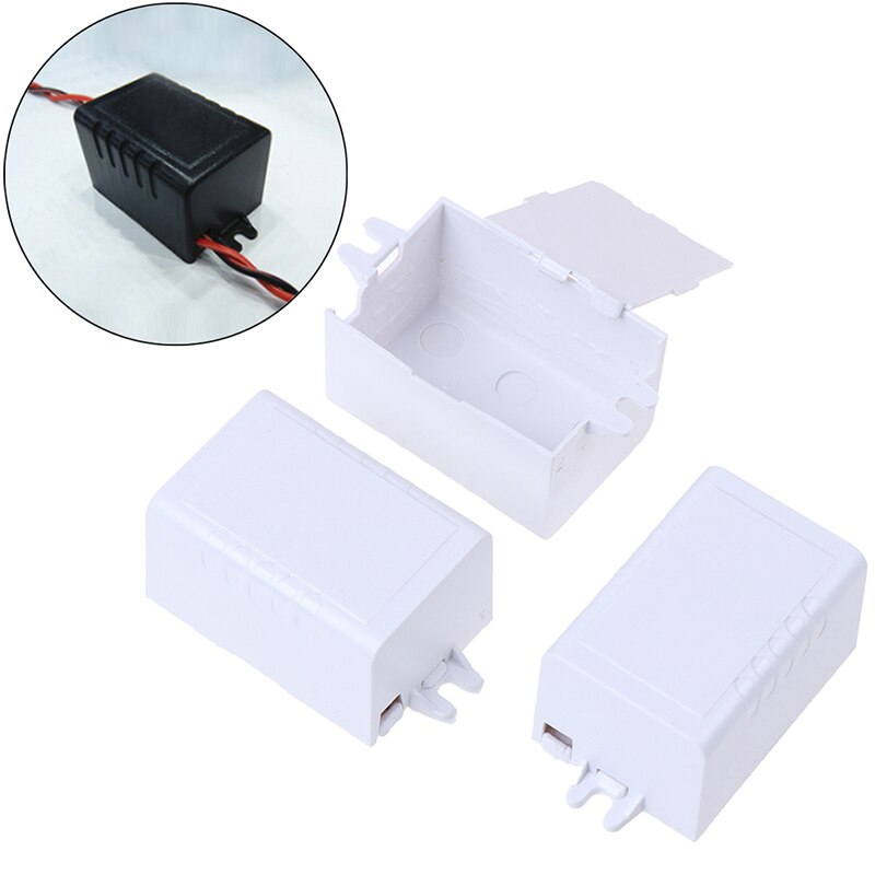 Vanntett plast elektronisk kapsling prosjektboks hvit 37*26 x 22mm- kontakt