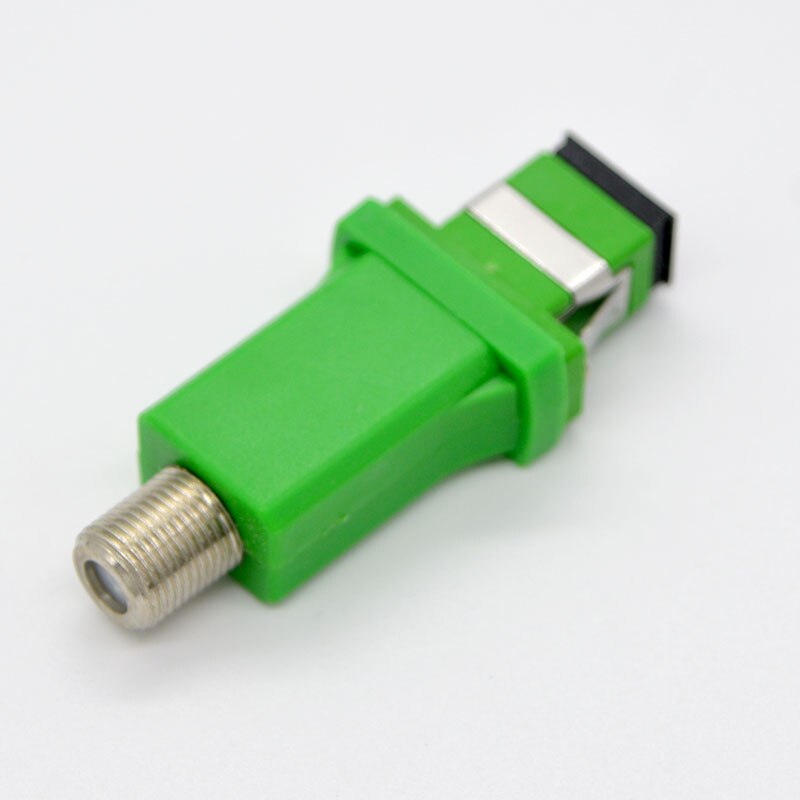 Receptor de fibra óptica CATV FTTH 1550nm SC/PC/APC, adaptador pasivo, Opto convertidor de señal, salida F macho/hembra, 10 Uds.,: SC APC Female