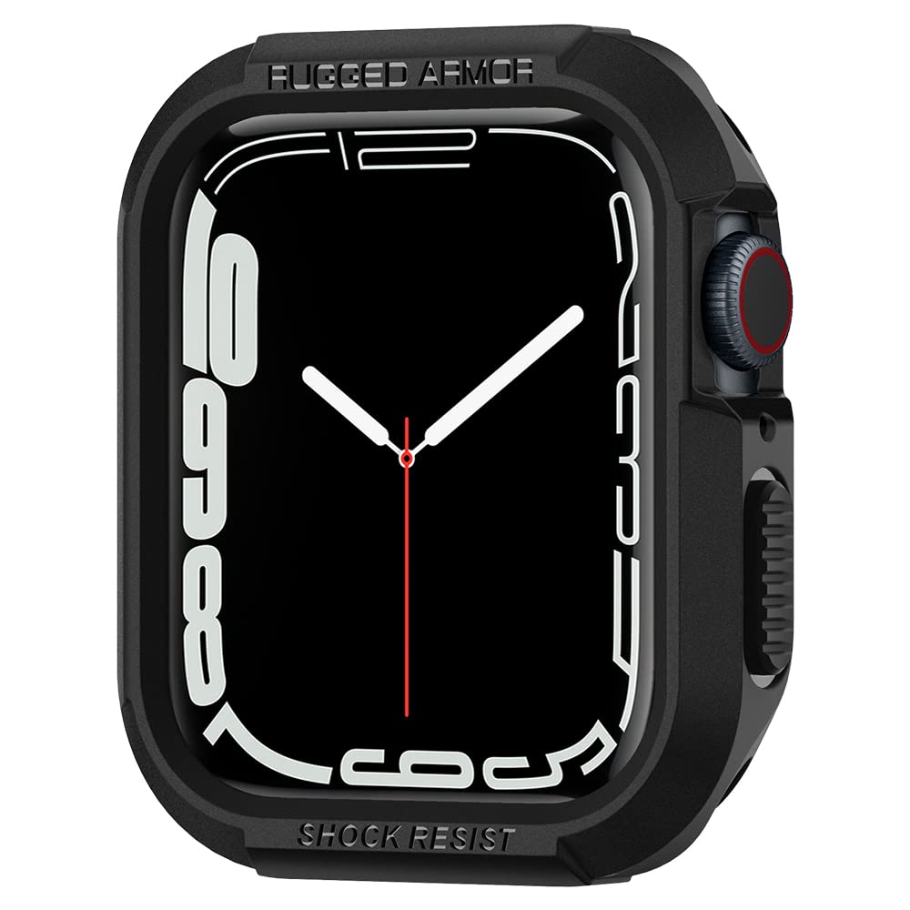Couvercle robuste pour coque Apple Watch série 7, 44mm 40mm 45mm 41mm se 6 5 4 3, protecteur d&#39;écran TPU, accessoire iWatch: Black 2 / 38mm or 40mm or 41MM