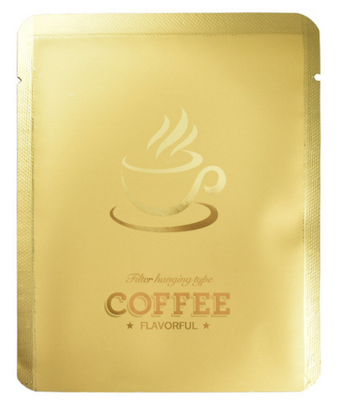 Aluminium Folie offen oben Vakuum Taschen Wärme Dichtung Lebensmittel Lagerung Verpackung Beutel Für Kaffee Tee Snack Muttern Pack 100 teile/los: Gold