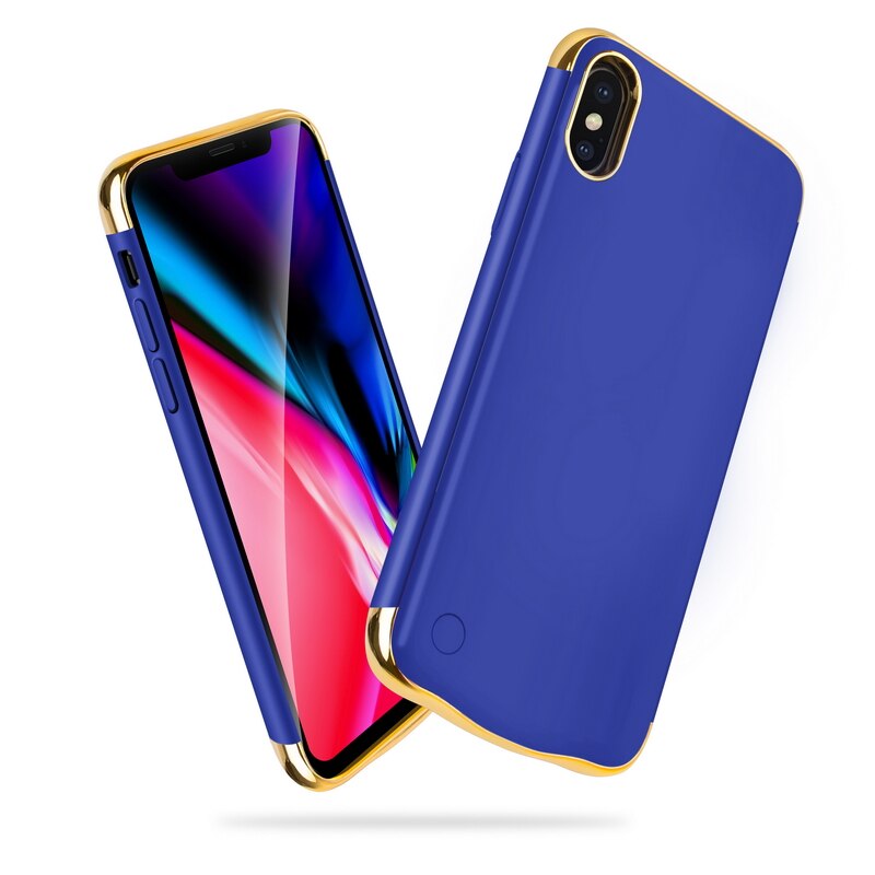 Hewei cienka rozszerzona bateria o dużej pojemności 6000mah dla IPhone X XS ładowarka etui ochronne moc Bank Pakiet dla IPhone XR Xs Max