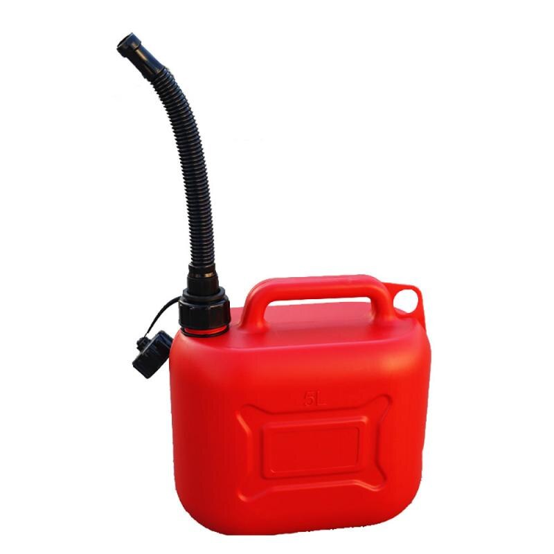5L Fuel Tank Jerry Can Gas Diesel Petrol Oil Container Gasoline Drums Car Motorcycle Plastic Spare Petrol Tank Backup Fuel-jugs