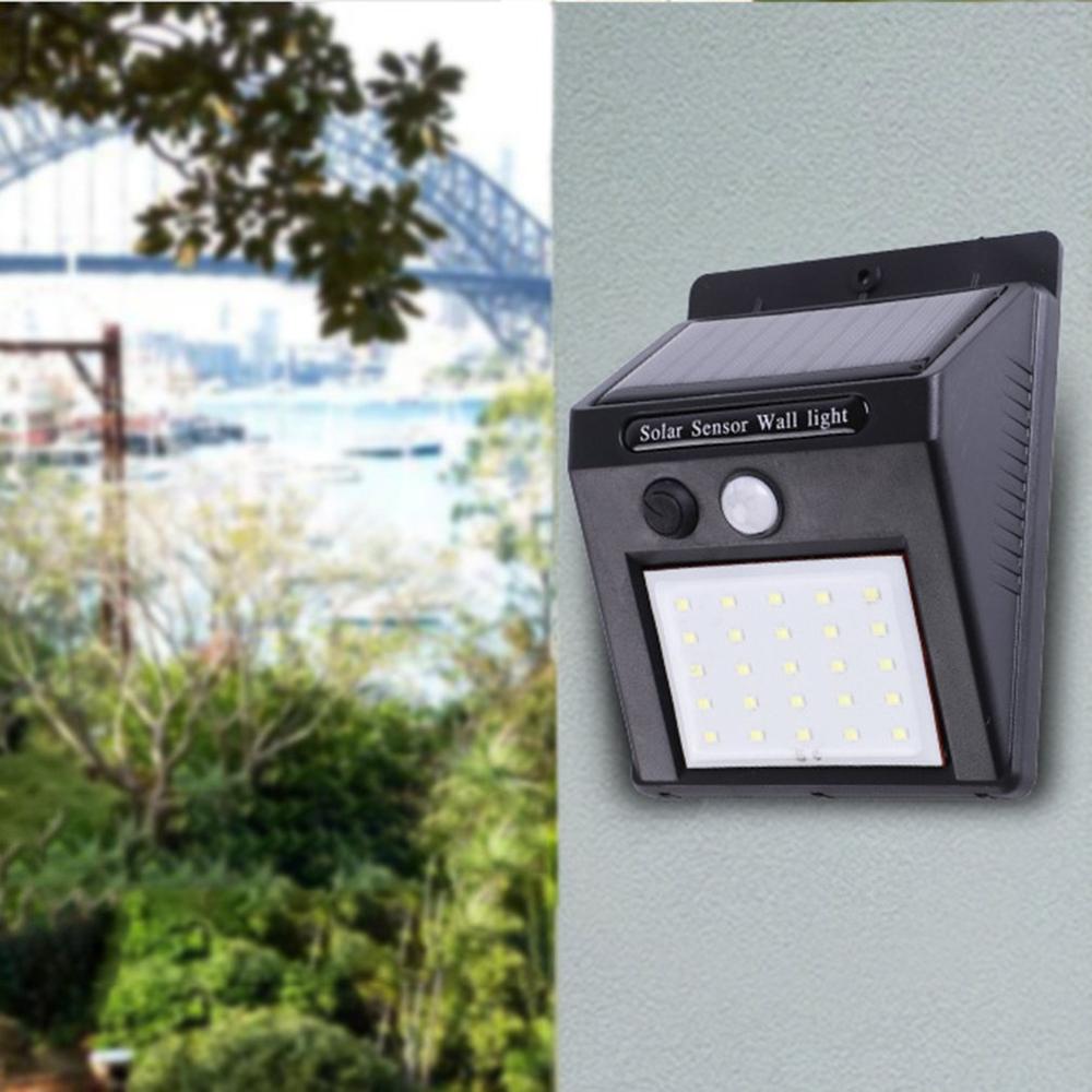 Waterdicht 25 Led Solar Power Pir Motion Sensor Tuin Wandlamp Outdoor Home Licht
