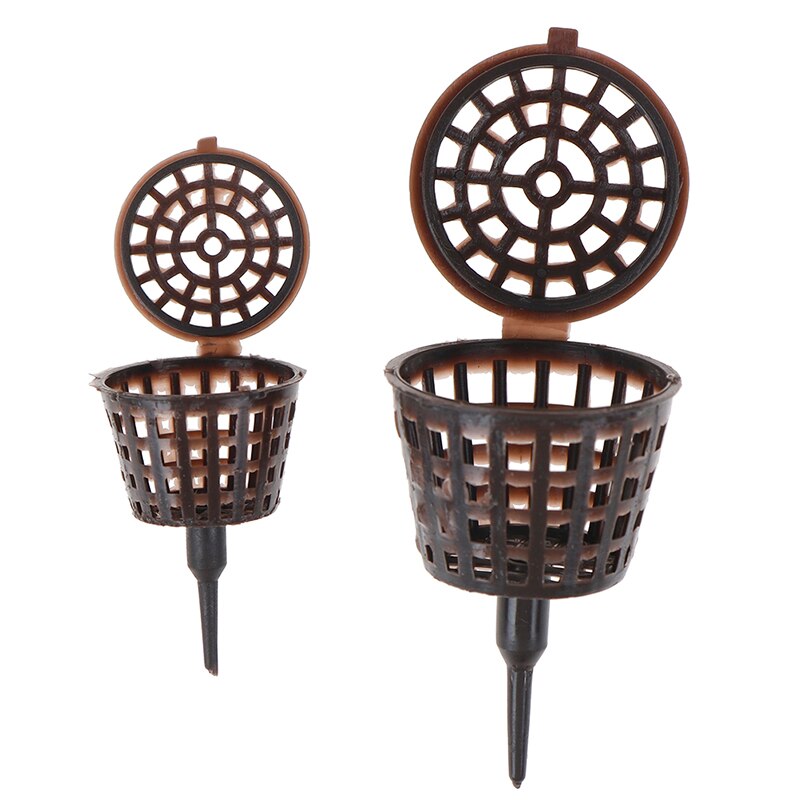 10Pcs Fertilizer box Bonsai Tool Fertilizer Cover Basket Box Dome Case Plastic Plant Bug Portable Nursery Pots