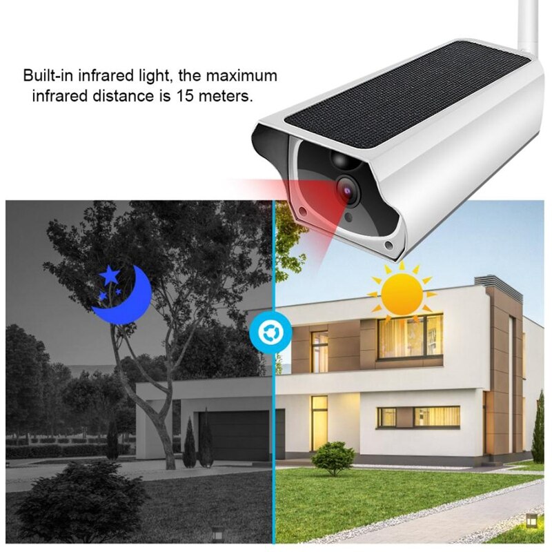 1080P Zonne-energie Ip Camera 4X Zoom 2MP Wifi Draadloze Waterdichte Nacht Vesion App Remote Monitor Indoor Outdoor Beveiliging camera