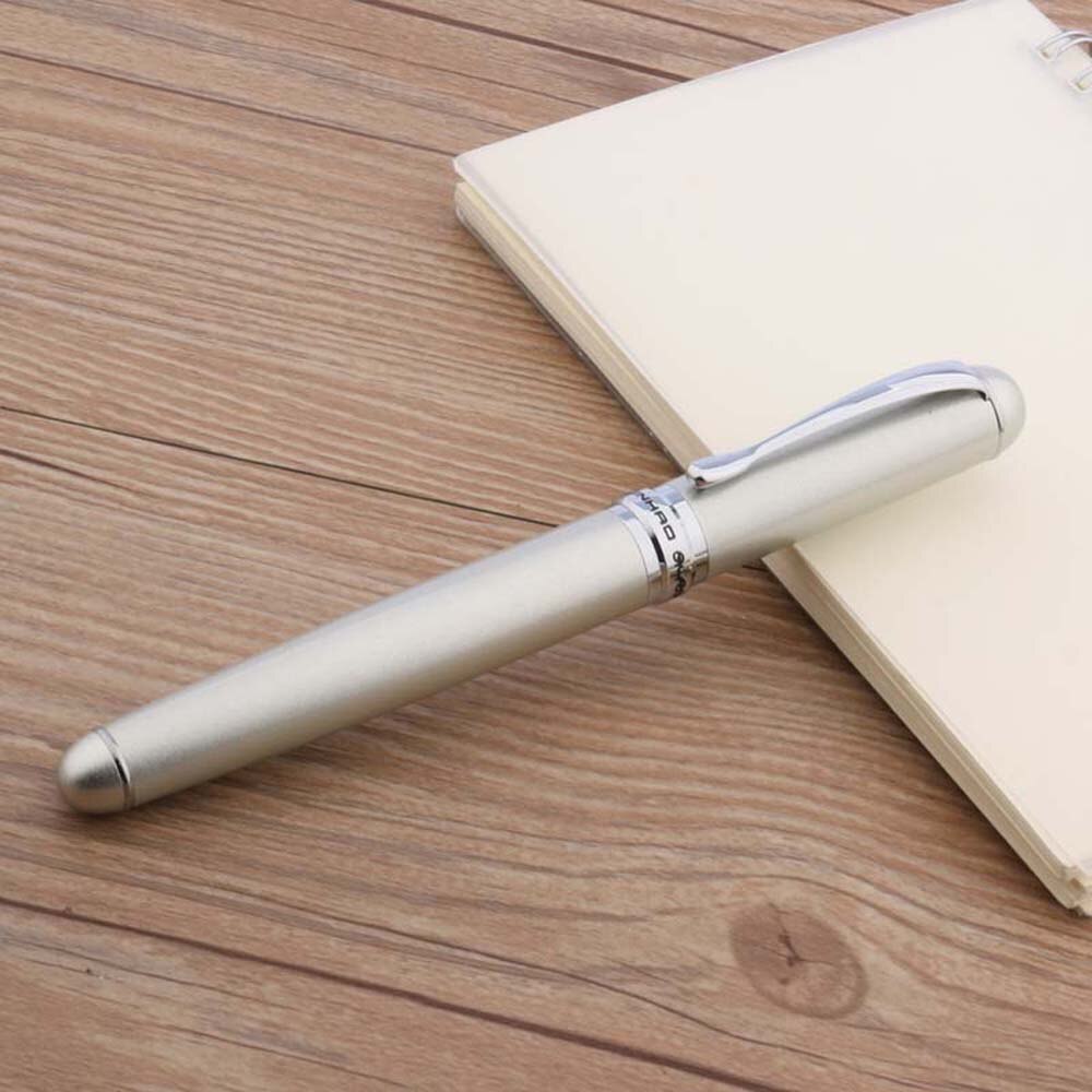 JINHAO 750 zilveren klassieke kantoor METALEN ROSE gouden vulpen: silver
