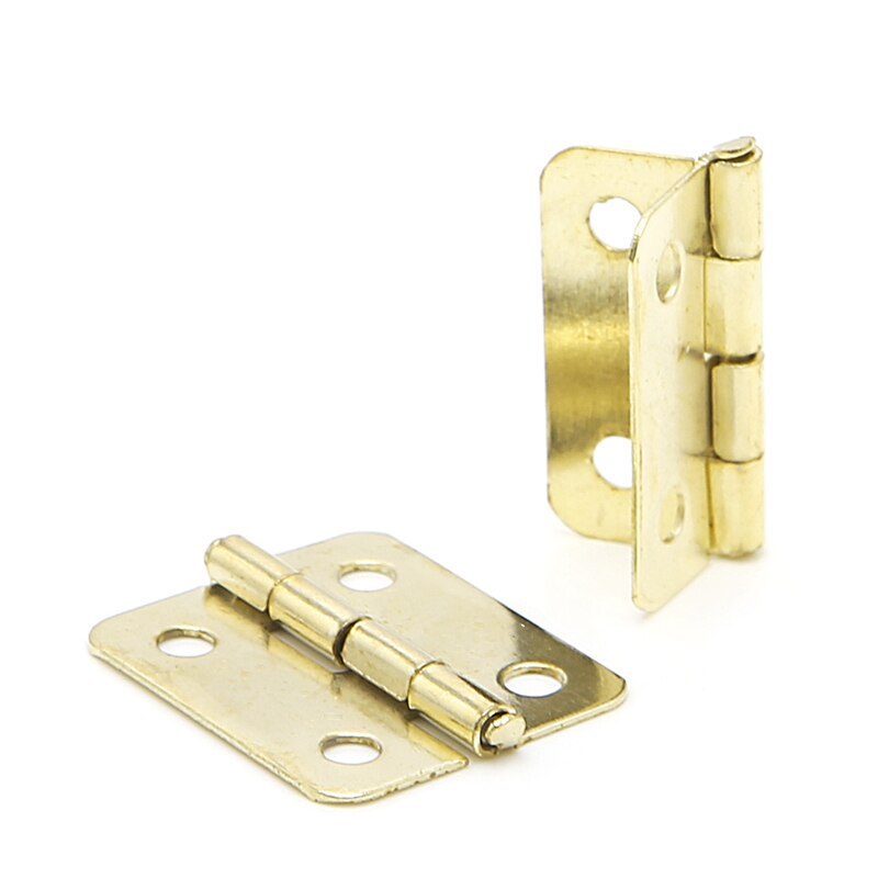 10x armario de cocina puerta 4 agujeros cajón bisagras joyero muebles 18x16mm