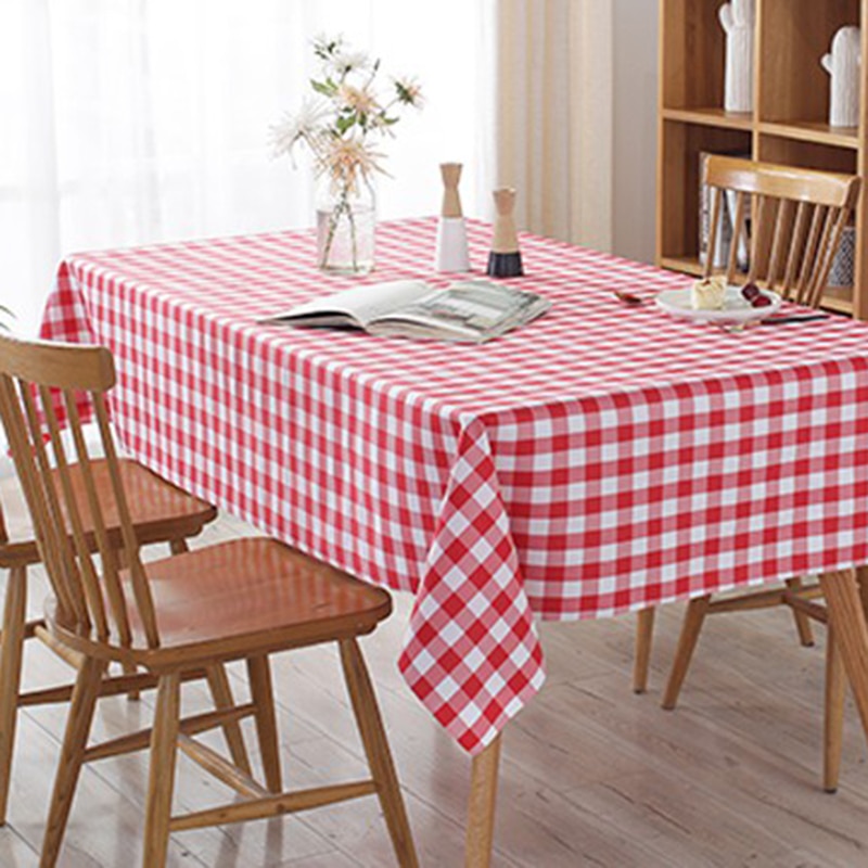 Nappe jetable rouge épaisse à carreaux, 1 pièce, 180x180cm, pour fête, mariage, décoration de la maison, pique-nique en plein air, BBQ