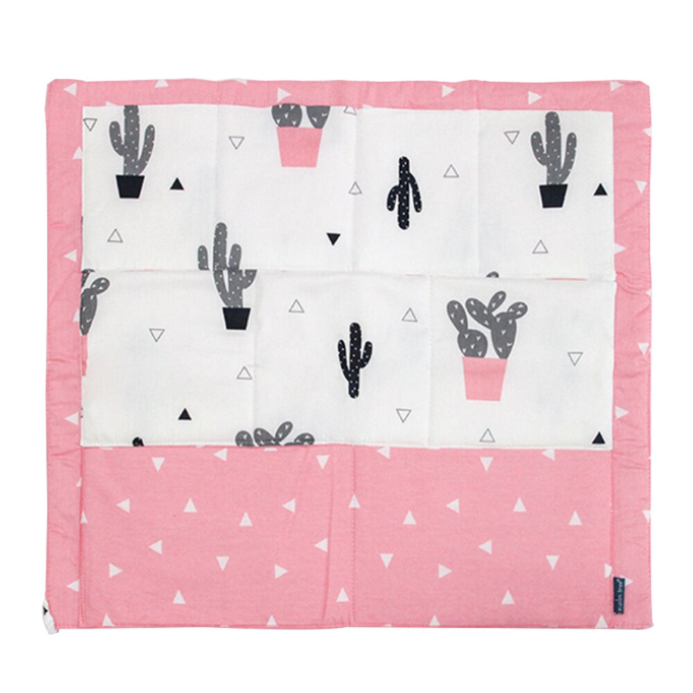 Baby katoenen wiegbed hangende opbergzak baby wiegbed organizer speelgoed luierzak voor wieg beddengoedset 60 * 50cm mrt 26: A8