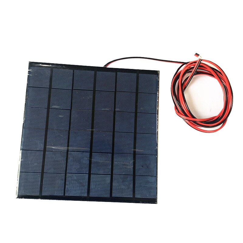 Panneau solaire 6V 4.5W 6W 10W 9V 4.2W 10W, système solaire avec chargeur de batterie minimum, avec écran de batterie, KIT bricolage autonome, câble PH 2.0