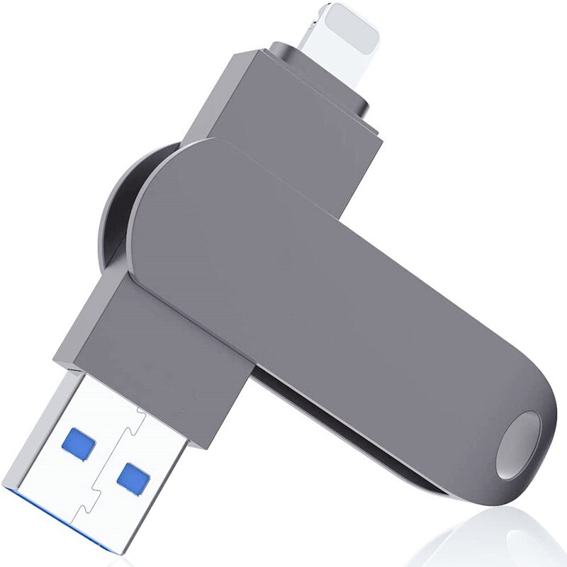 Metalowy dysk Flash Usb OTG 256GB 128GB 64GB 32GB 16GB dla iPhone 3 w 1 błyskawica HD USB Flash 3.0 Pendrive Cle dysk pamięci na Ky