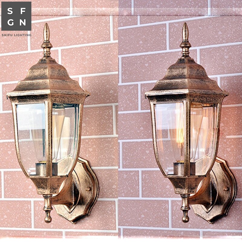 ledet utebelysning vegglys utelys med ledet balkonglys aluminium  e27 lampe