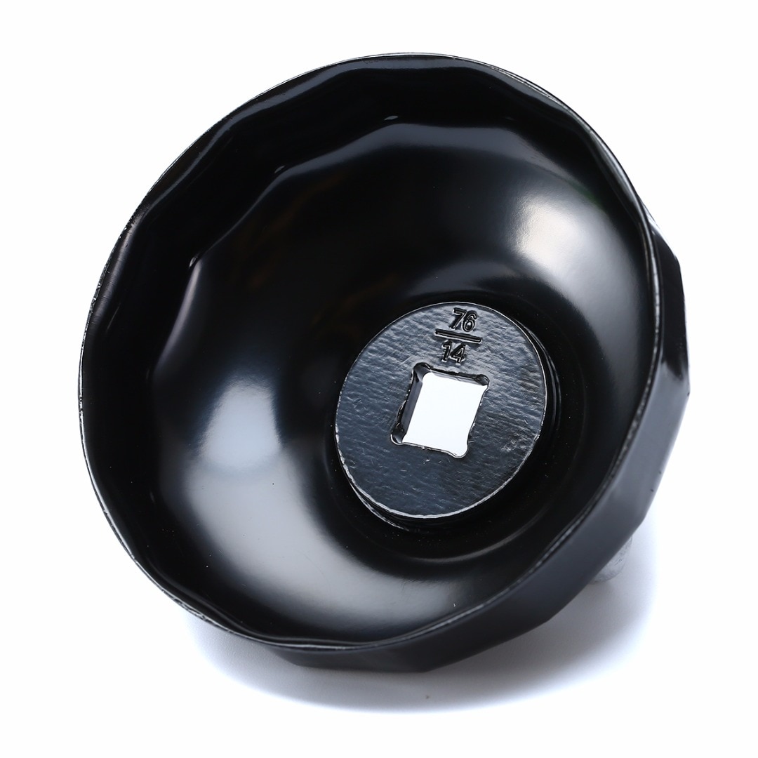 1pc Black Steel 74mm 14 Flute Oil Filter Wrench Ca Grandado