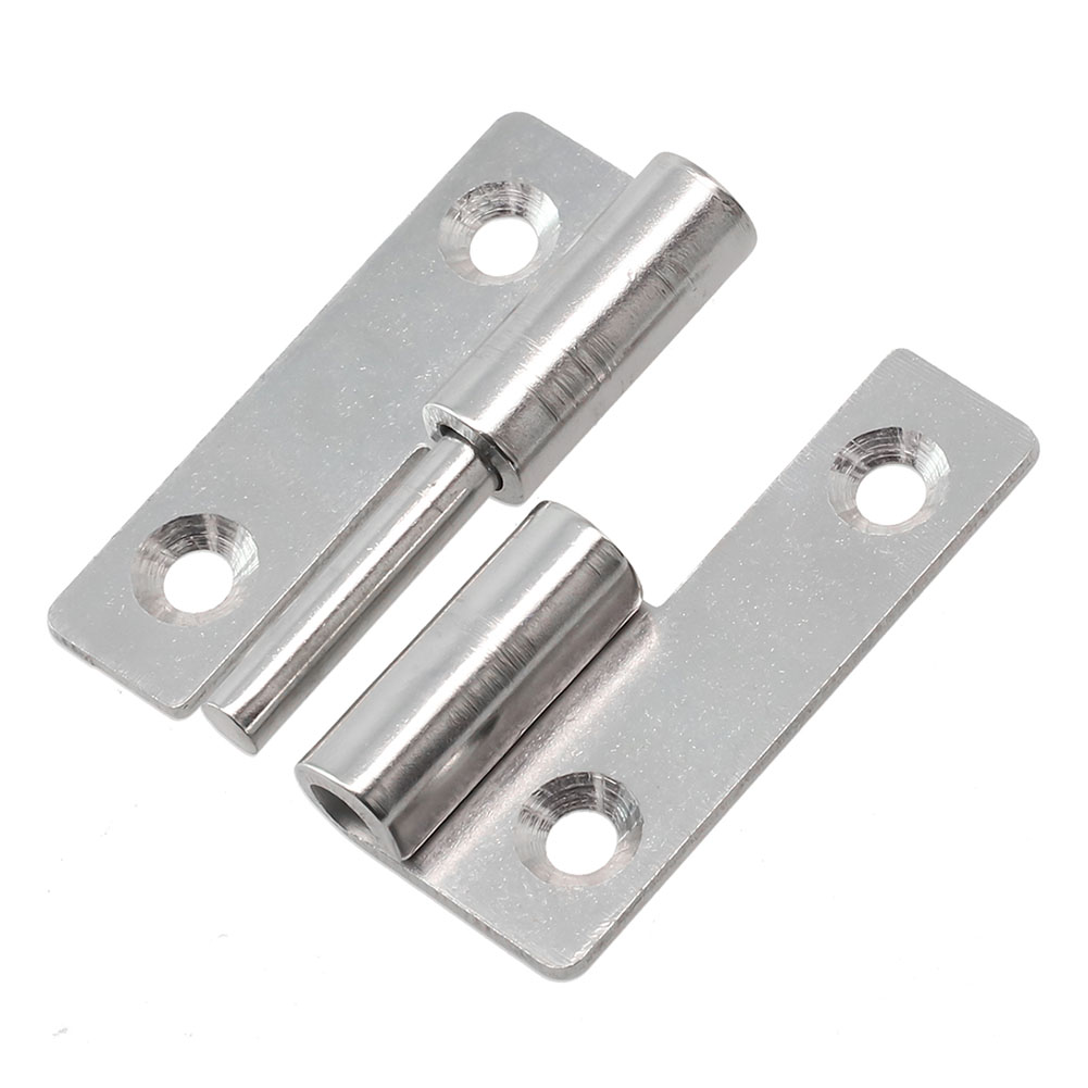 Silver Detachable Hinge Slip Joint Lift Flag Off Door Hinge Stainless Steel Door Connector 40*30*1.5mm Hinge Furniture Hardware