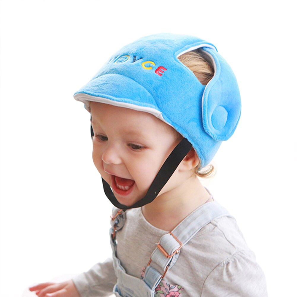 Baby Anti-Collision Hat Safety Cap Head Protection Adjustable Learning to Walk -OPK: Blue