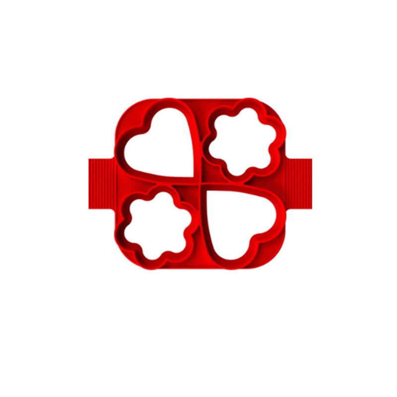 Pancake Non-stick Silicone Mold Cooking Tool Round Center Pancake Machine Egg Tool Rice Cooker Flip Egg Mold Kitchen Baking: XINHUA