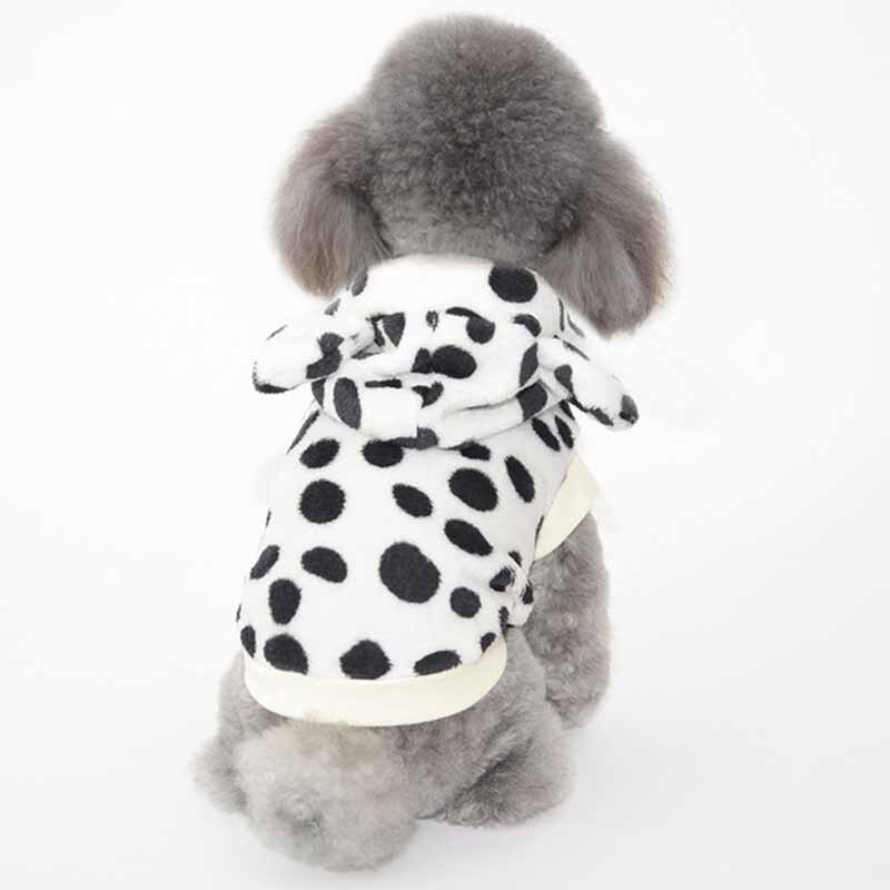 Vêtements pour animaux de compagnie à imprimé léopard automne et hiver, vêtements pour chiots, vêtements pour chiens à deux pattes, vêtements pour chats, vêtements pour chats, vêtements en peluche
