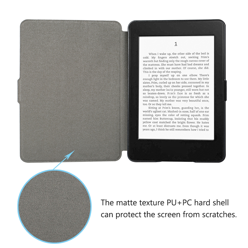 Opvouwbare E-book Reader Cover Harde Beschermhoes voor Kindle Paperwhite 4 Gen 10 PQ94WIF E-book Reader Cover