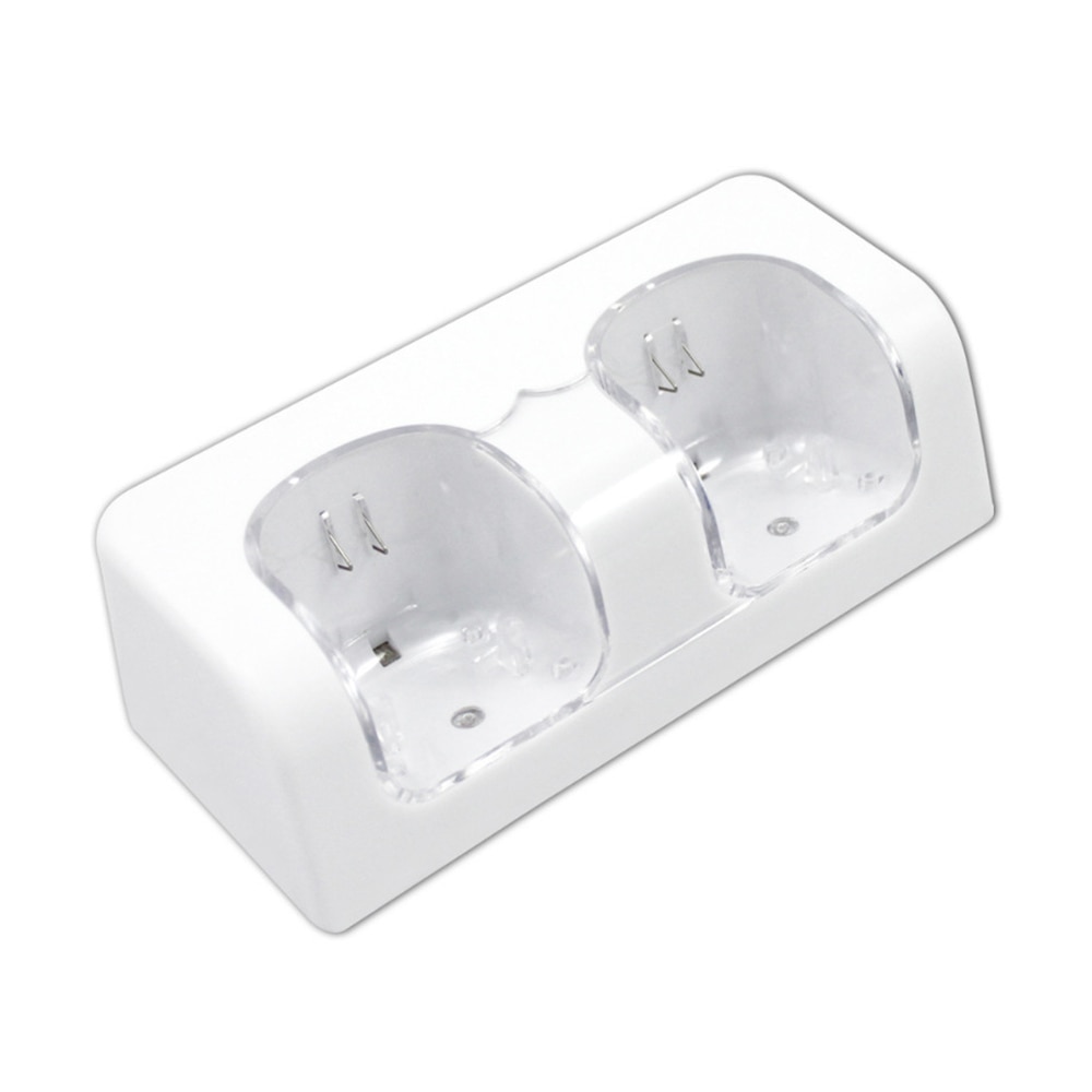 Nintendo Dual Charging Station +2 Battery Packs For Nintendo Wii / Wii U Remote Control W/ 2 Rechargeable Batteries & LED Light