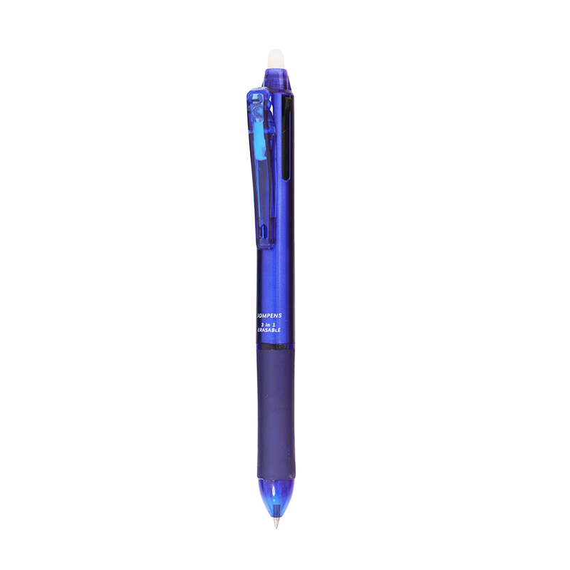 Bolígrafo de Gel borrable 3 en 1, 5 colores, 0,7mm, tinta mágica roja, azul y negra, escuela, oficina, papelería de escritura Kawaii multifuncional: Rojo