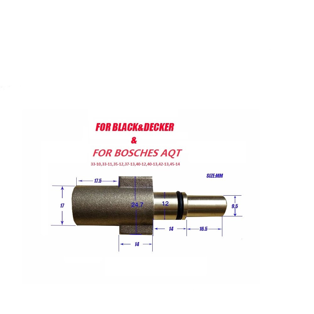 Voor nilfisk bosch aqt decker quick connect zandstraalpistool zandstraalpistool keramisch pistool