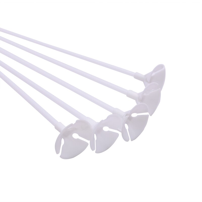 Latex Ballon Stok Witte Ballonnen Houder Sticks Met Cup Birthday Party Wedding Opblaasbare Ballen Decoratie Accessoires