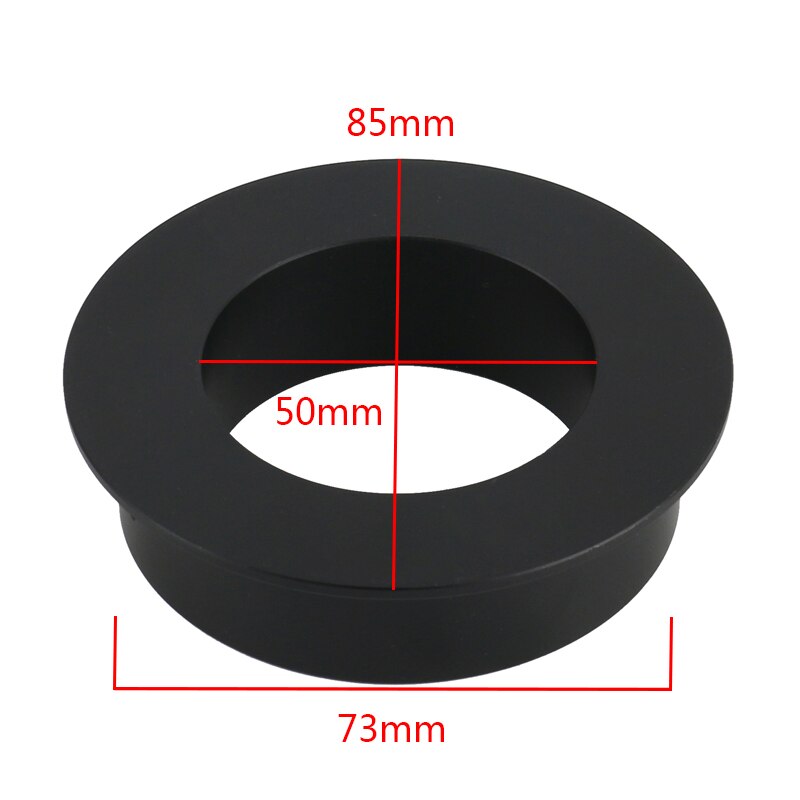 40mm to 50mm ring adapter 50mm to 76mm ring adapter for mikroskop monokulært 100x c-mount linse video mikroskop kamera: 50mm to 76mm