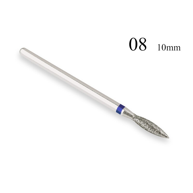 KALIBUR clou pointe céramique forets électrique cuticule propre rotatif diamant clou foret pour pédicure meulage tête ponceuse outil: 21