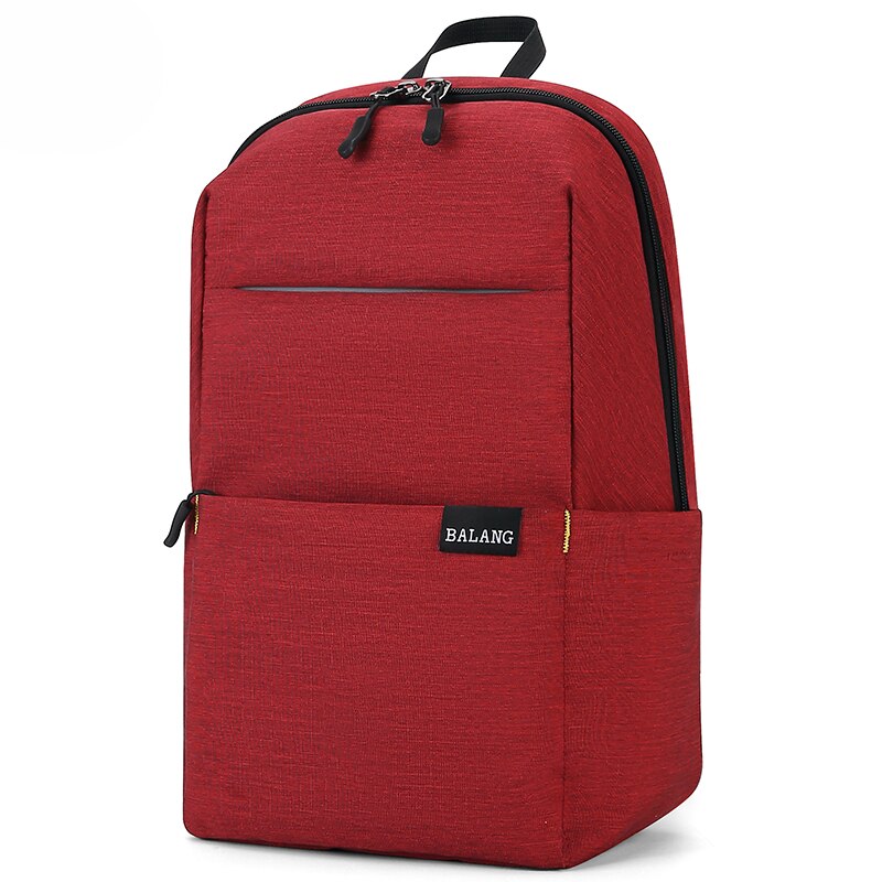 Balang rygsæk taske til herre kvinder vandtæt farverig fritidssport lille størrelse bryst pakke tasker unisex barn rygsæk rejse: Rød