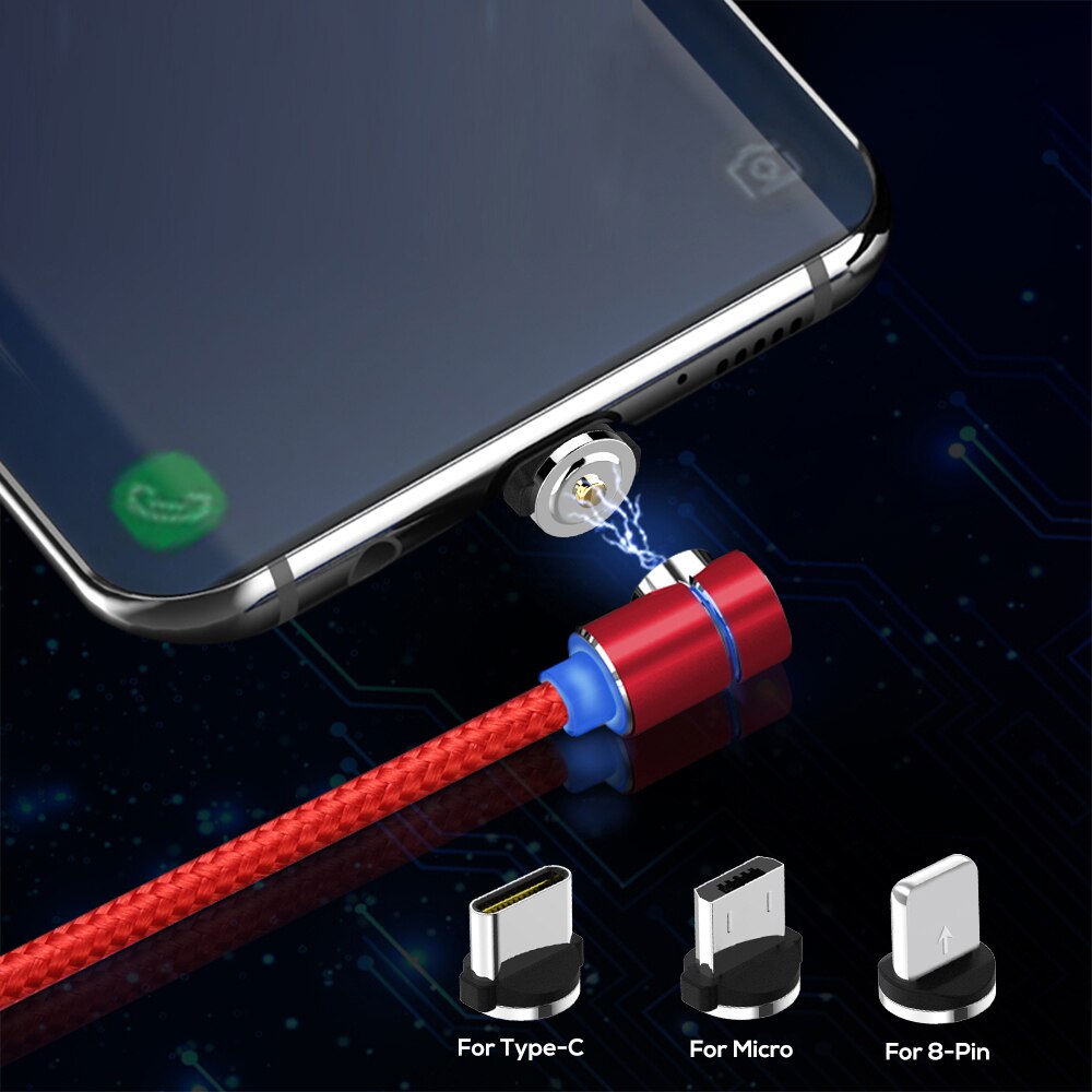 Micro usb type c latauskaapeli iphonelle samsung xiaomi redmi mangetic lataus usb kaapeli 90 asteen laturi microusb johto