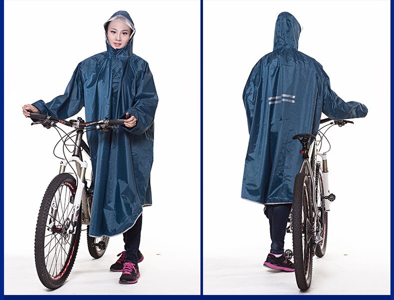 Poncho Fiets Regenjas Adult Riding Draagbare Elektrische Motorfiets Poncho Raining Coat Regenjas
