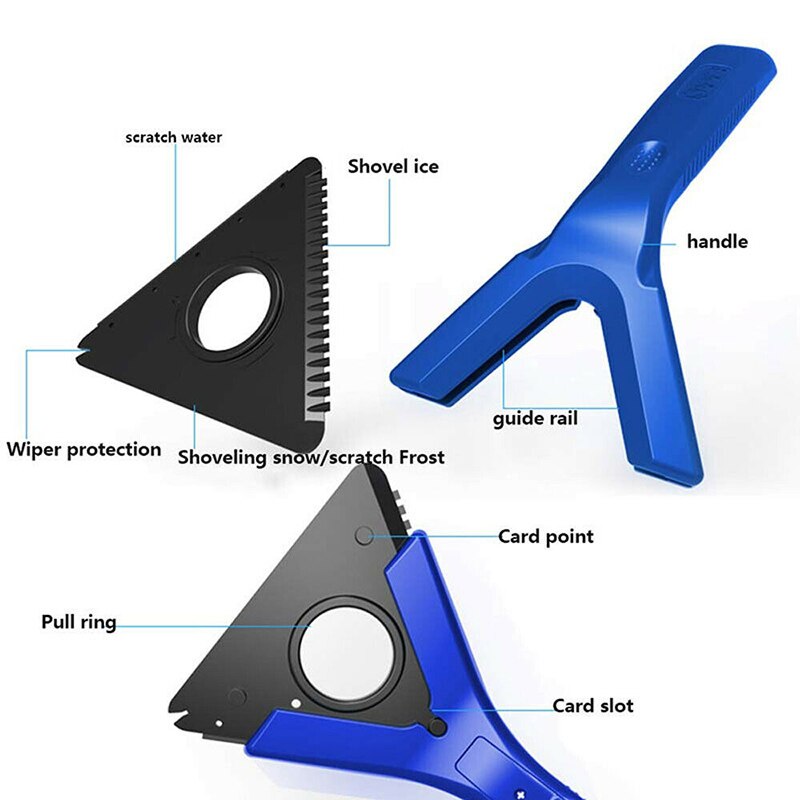 Car Windshield Ices Snow Remover Scraper Tool Removal Shovel Portable Defrost Deicing B88