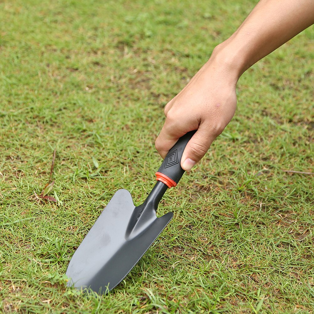 Metal Steel Narrow Head Garden Shovel Flower Planting Loosening Soil Tool Digging Weeding Shovel Gardening Tool