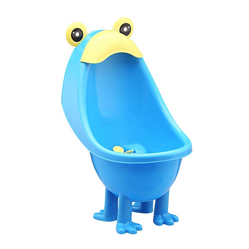 Frog Shape Baby Potty Training Potty Standing Wall-mounted Urinals Toilet: Blue