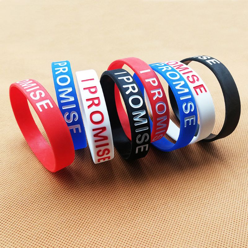 Pulsera deportiva de silicona de colores surtidos, juego de brazaletes a juego para amantes, de San Valentín, joyería Unisex, 5 uds.