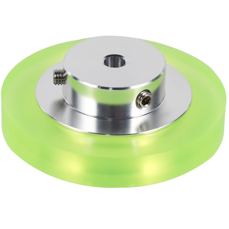 -2X 200Mm Aluminum Polyurethane Industrial Encoder Wheel Measuring Wheel For Measuring Rotary Encoder