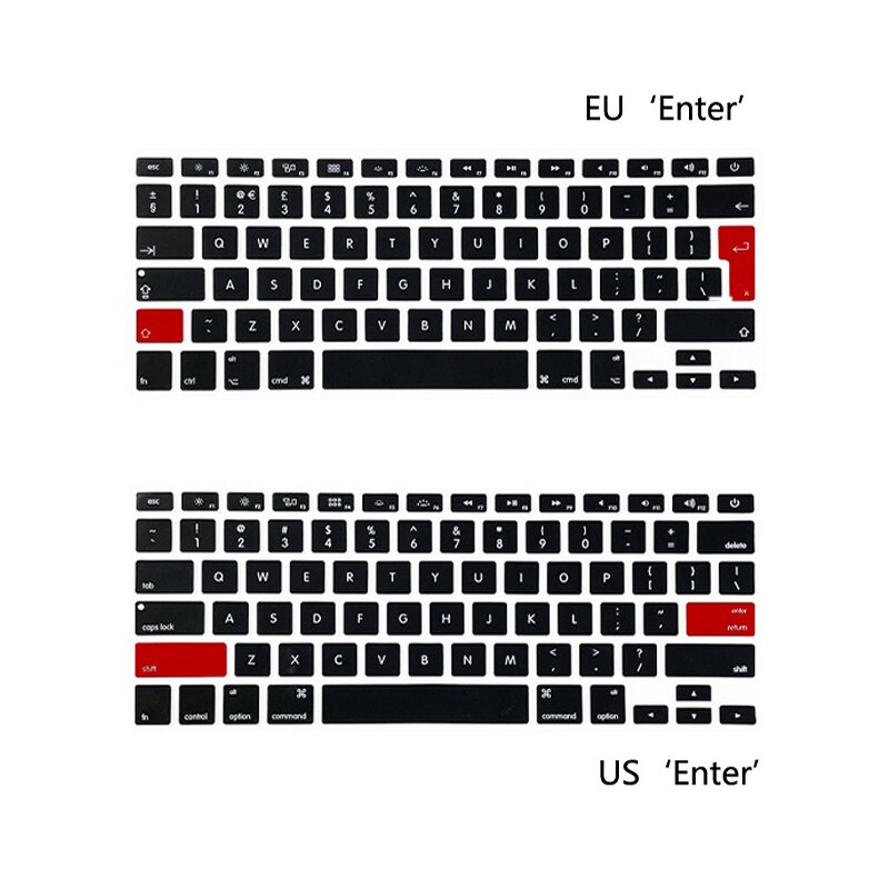 Pokrowiec na klawiaturę Macbook Air 13 M2 Pro 13 M1 Pro 14 16 Max silikonowe etui ochronne A2337 A2338 A2442 A2779 A2681 A2485