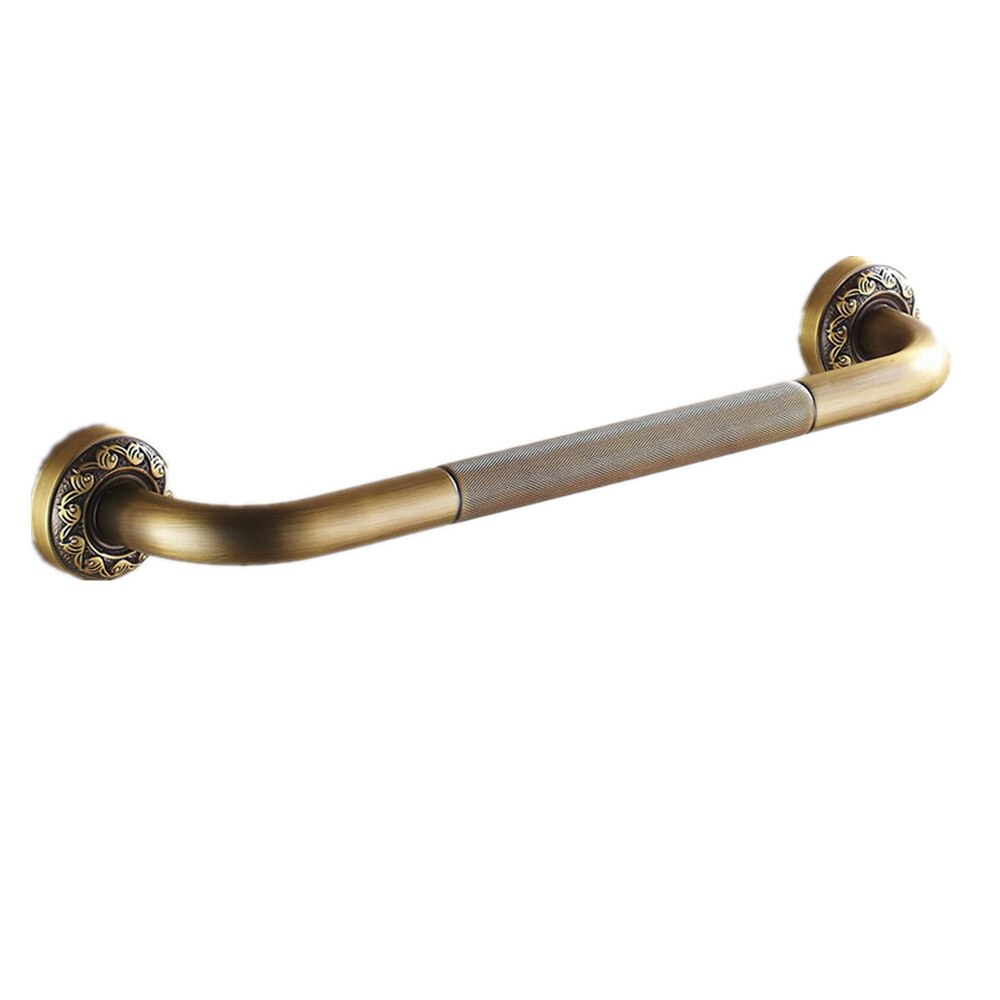 Wall Mounted Brass Carved Grab Bars Safety Handles Hand Rail Bathroom Bar Bathroom Accessories XF2