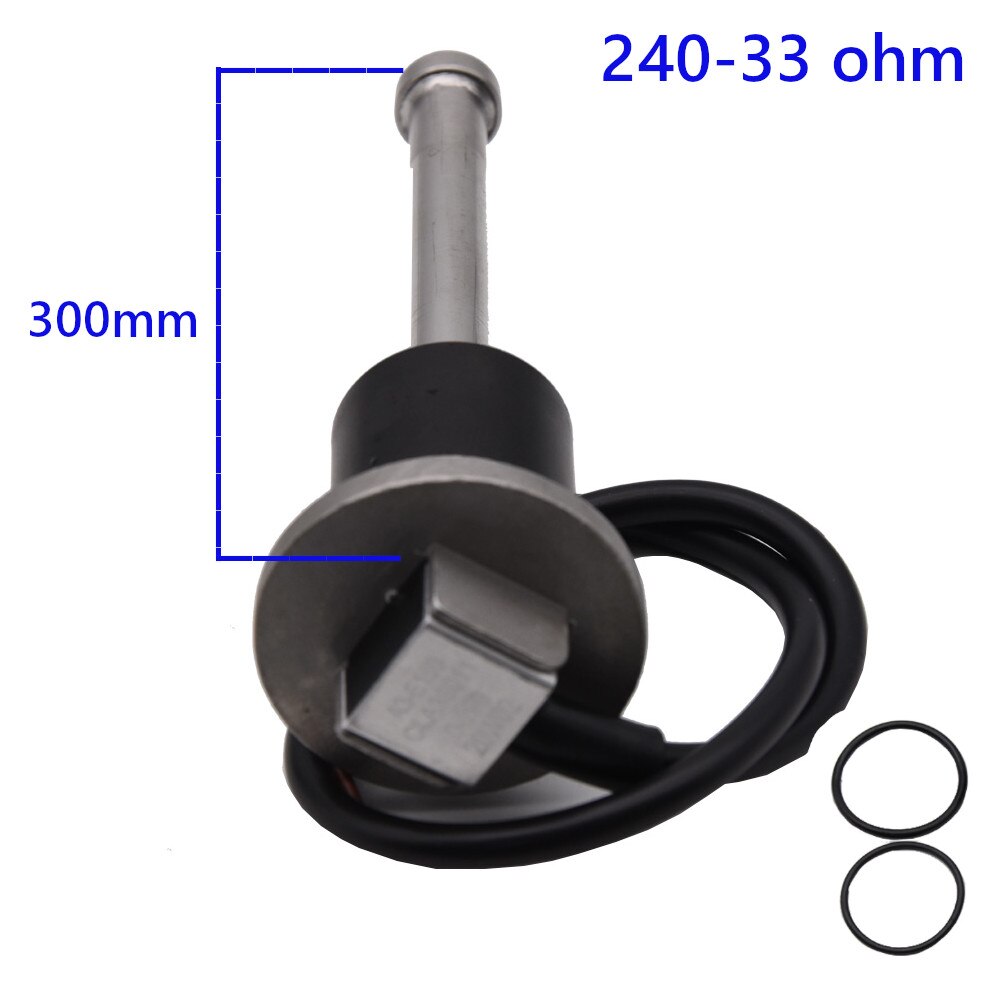 150mm 200mm 250mm 300mm 400mm 500mm 600mm Boat Fuel Sender Unit Car Fuel Level Gauge Flow Sensor Liquid for 0~190 ohm 240-33ohm: 300mm 240-33 ohm