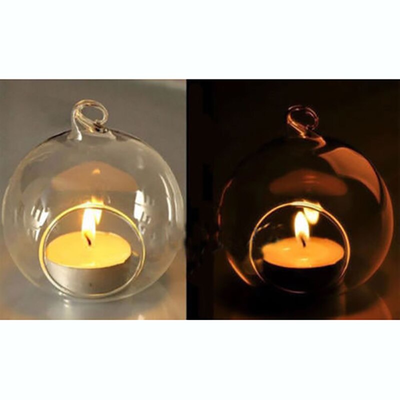 60-150mm suspendus photophore bougeoir verre Globes Terrarium bougeoir de mariage bougeoir chandelier bureau Vase fête décor à la maison