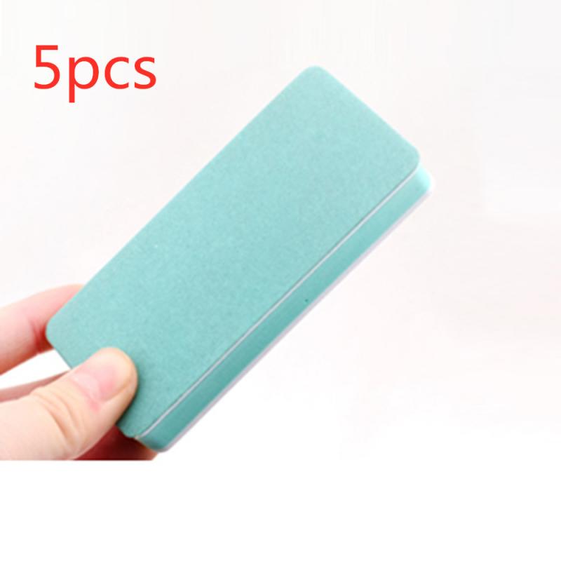 Conjunto profissional de polimento, bloco de lixa de unha colorido, tampão de bloco de polimento profissional, esponja de manicure para ajuste, ferramentas para arte em unhas, unissex com 10 peças: 5pcs